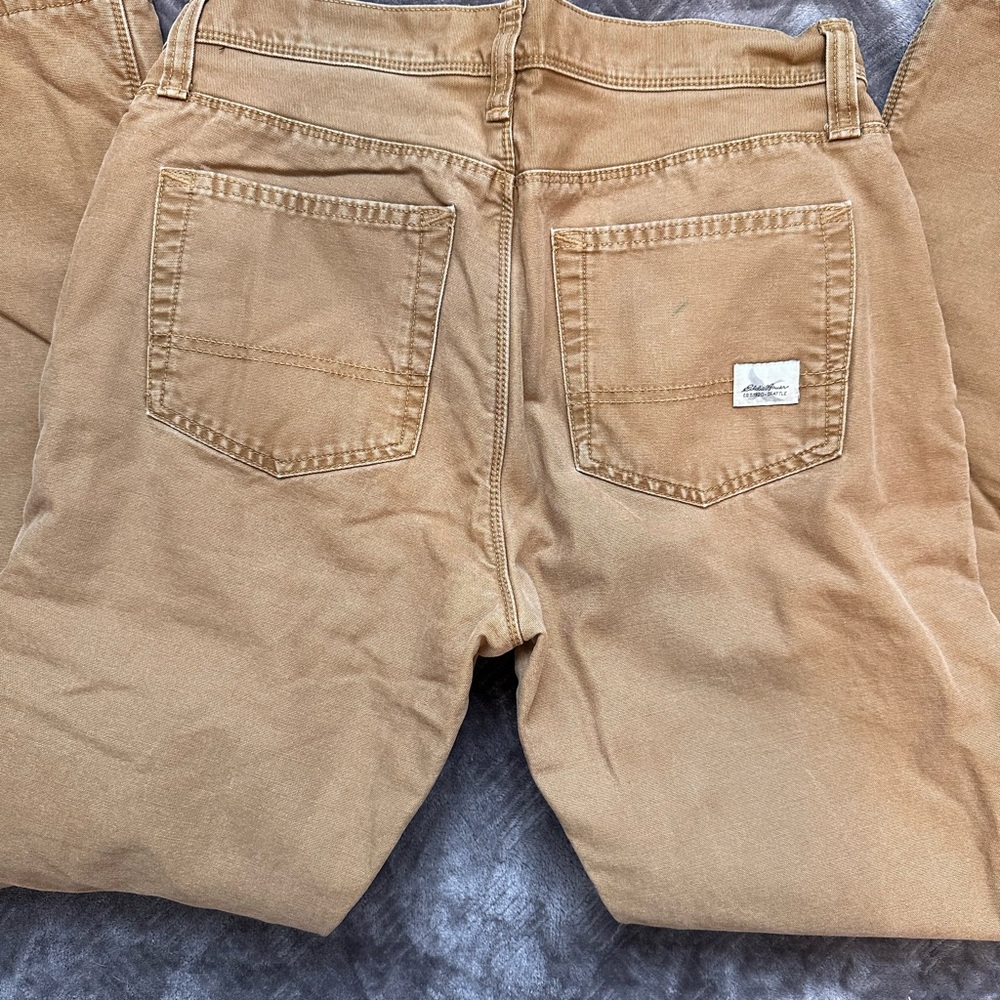 Eddie Bauer Men's Khaki Chinos - Picture 2 of 2